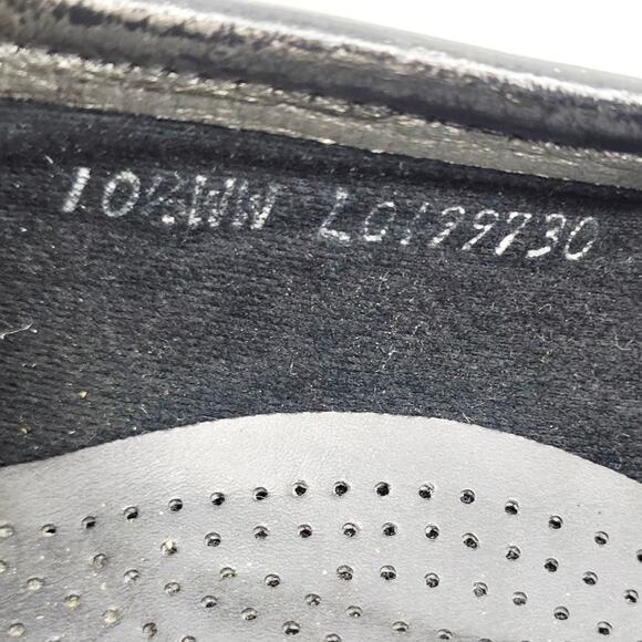 SAS Twin Black pebbled leather Slip On Loafer Boat Shoe Women's 10.5 WW - Picture 8 of 9